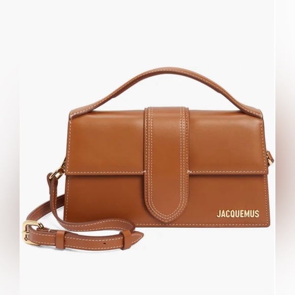 Jacquemus Brown Crossbody Bag with Structured Silhouette - Picture 1 of 5